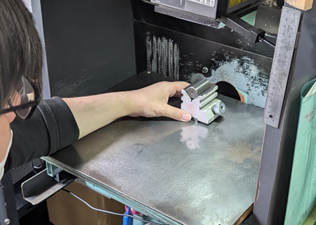 スタッフの作業の様子